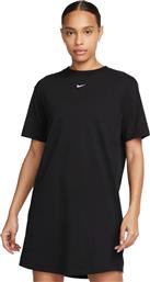 Nike Καλοκαιρινό Mini Αθλητικό Φόρεμα T-shirt Κοντομάνικο Μαύρο από το Outletcenter
