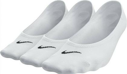 Nike Lightweight Αθλητικές Κάλτσες Λευκές 3 Ζεύγη από το Factory Outlet