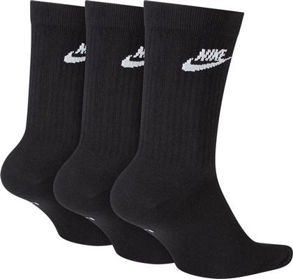 Nike Everyday Essential Αθλητικές Κάλτσες Μαύρες 3 Ζεύγη από το Athletix
