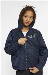 Nike Sportswear Sherpa Κοντό Γυναικείο Μπουφάν για Χειμώνα Navy Μπλε από το Factory Outlet