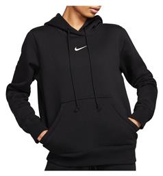 Sportswear Phoenix Μακρύ Γυναικείο Φούτερ με Κουκούλα Black Nike