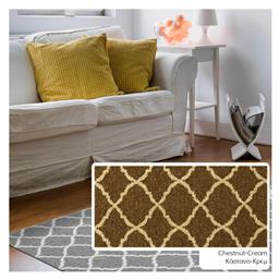 Μοκέτα Καστανο Κρεμ Nikotex Carpets
