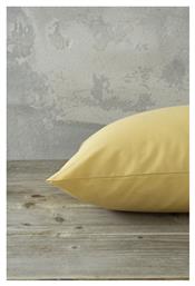 Unicolors Σετ Μαξιλαροθήκες 52x72εκ. Mustard Beige Nima