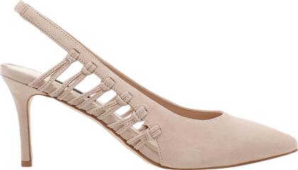 Milia Μυτερές Γόβες Μπεζ Nine West