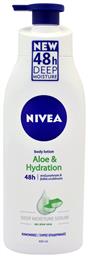 Nivea Aloe & Hydration 48h Ενυδατική Lotion Ανάπλασης Σώματος με Aloe Vera 400ml