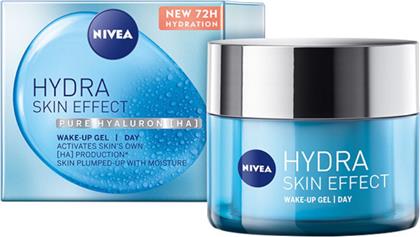 Nivea Hydra Skin Effect Wake Up 72ωρο Gel Προσώπου Ημέρας για Ενυδάτωση με Υαλουρονικό Οξύ 50ml