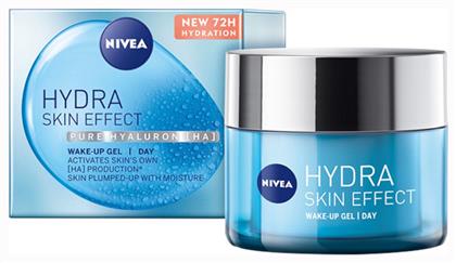 Hydra Skin Effect Wake Up 72ωρο Gel Προσώπου Ημέρας για Ενυδάτωση με Υαλουρονικό Οξύ 50ml Nivea