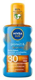 Protect & Bronze Αδιάβροχο Αντηλιακό Λάδι για το Σώμα SPF30 σε Spray 200ml Nivea