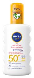 Sun Sensitive Immediate Protect Sun SPF50 Αντηλιακή Λοσιόν 200ml Nivea