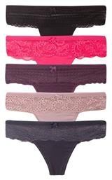 Γυναικεία String MultiPack με Δαντέλα Norddiva