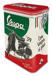 Vespa Κουτί Δημητριακών με Αεροστεγές Καπάκι Μεταλλικό 1300ml Nostalgic Art