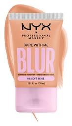 Makeup Bare With Me Blur Liquid Make Up 06 Soft Beige 30ml Nyx Professional