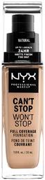 Makeup Can't Stop Won't Stop Liquid Make Up 30ml Nyx Professional