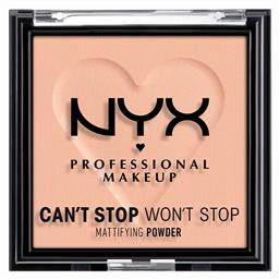 Makeup Can't Stop Won't Stop Matte Powder 04 Medium 6gr Nyx Professional