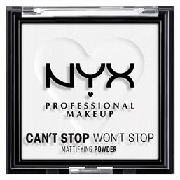 Makeup Can't Stop Won't Stop Matte Powder 11 Brightening Translucen 6gr Nyx Professional