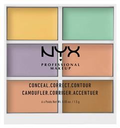 Makeup Conceal. Correct. Contour Color Corrector Palette 6gr Nyx Professional