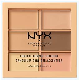 Makeup Conceal. Correct. Contour Concealer Palette Light 1.5gr Nyx Professional