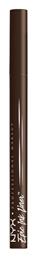 Makeup Epic Ink Waterproof & Long Stay Πινέλο Eye Liner 03 Dark Chocolate 1ml Nyx Professional