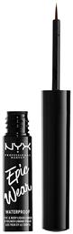 Makeup Epic Wear Long Stay Πινέλο Eye Liner 2 Brown 3.5ml Nyx Professional