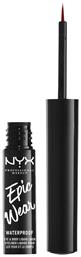 Makeup Epic Wear Waterproof Πινέλο Eye Liner 7 Red 3.5ml Nyx Professional