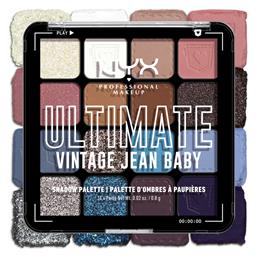 Makeup Παλέτα με Σκιές Ματιών Matte σε Στερεή Μορφή Vintage Jean Baby 0.8gr Nyx Professional