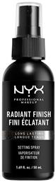 Makeup Radiant Finish Long Lasting Setting Spray 50ml Nyx Professional