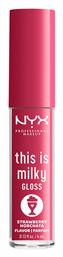 Makeup This Is Milky Lip Gloss 10 Strawberry Horchata 4ml Nyx Professional