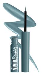 Makeup Vivid Brights Πινέλο Eye Liner 01 Cyan Simp 2ml Nyx Professional