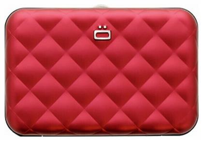 Quilted Button Μικρό Γυναικείο Πορτοφόλι Καρτών με RFID Ogon Designs