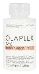 No.6 Bond Smoother Leave In Conditioner Αναδόμησης/Θρέψης για Όλους τους Τύπους Μαλλιών 100ml Olaplex