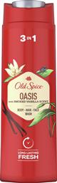 Old Spice Oasis Αφρόλουτρο σε Gel για Άνδρες για Μαλλιά & Σώμα Smoked Vanilla 400ml