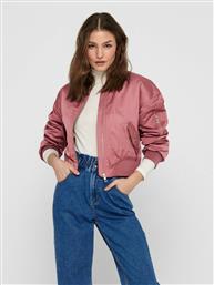 Only 15219756 Κοντό Γυναικείο Bomber Jacket Dusty Pink από το Buldoza