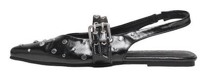 Δερμάτινες Γυναικείες Μπαλαρίνες Slingback με Λουράκι σε Χρώμα Only