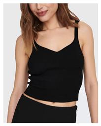 Γυναικείο Crop Top Αμάνικο Καλοκαιρινό Μαύρο Only από το Z-mall