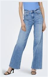 Madison Γυναικείο Jean Παντελόνι Wide Light Blue Denim Only