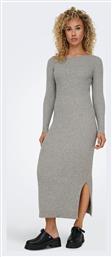 Katia Maxi Φόρεμα Πλεκτό Medium Grey Melange Only