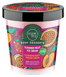 Body Desserts Scrub Σώματος Summer Fruit Ice Cream 450ml Organic Shop