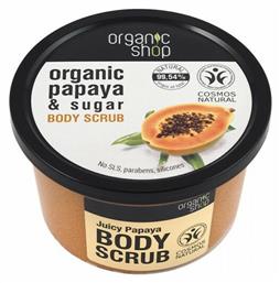 Scrub Σώματος Organic Papaya & Sugar 250ml Organic Shop