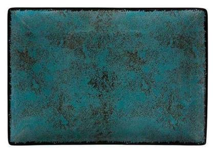 Πιάτο Ρηχό Κεραμικό Teal 27x16cm Oriana Ferelli