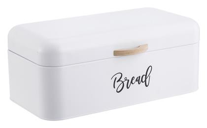 Ψωμιέρα Μεταλλική Λευκή 42.5x23x16.5cm Oriana Ferelli