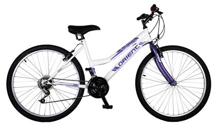 Comfort 26'' Lady Λευκό Mountain Bike με 18 Ταχύτητες Orient