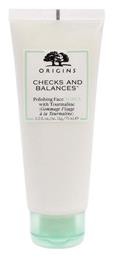 Checks and Balances Polishing Face Scrub with Tourmaline 75ml Origins