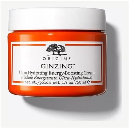 Ginzing 72ωρη Κρέμα Προσώπου για Ενυδάτωση 50ml Origins