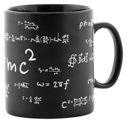 Mathematics Για Μαθηματικά Μυαλά Κούπα Κεραμική Μαύρη 850ml Out of the Blue