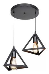 Kecha Κρεμαστό Φωτιστικό Μαύρο 50x50x60εκ. Pakketo