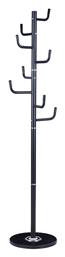 Lorenda Καλόγερος Μεταλλικός Μαύρος 37x37x175cm Pakketo