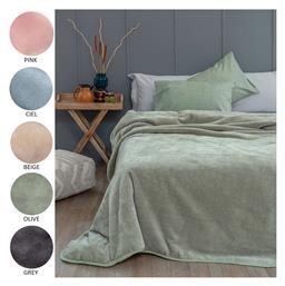 Dream Velour 2 Κουβέρτα Βελουτέ Μονή 160x220 Grey Palamaiki