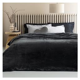 Fani Κουβέρτα Fleece Υπέρδιπλη 220x240εκ. Black Palamaiki