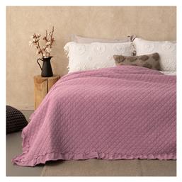 Jocelyn Κουβερλί Υπέρδιπλο Microfiber Pink 240x260cm Palamaiki