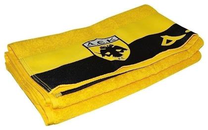 Πετσέτα Προσώπου AEK FC 50x100εκ. Κίτρινη Βάρους 500gr/m² Palamaiki